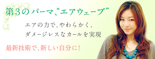 ��3�̃p�[�}�A�G�A�E�F�[�u